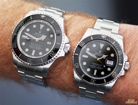 rolex deepsea vs|rolex deepsea on wrist.